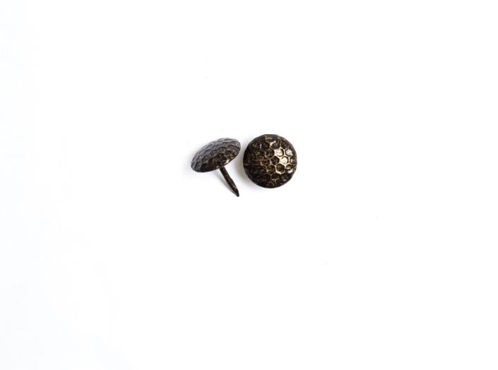 Möbelspik - Hamrad - Fläckig mässing