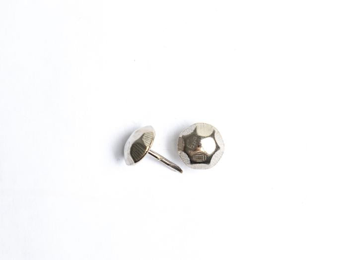 Möbelspik - Rund hamrad - Silver