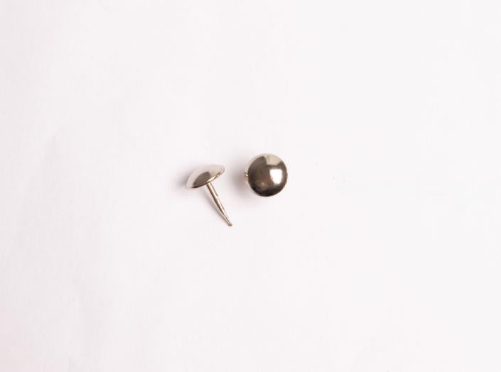 Möbelspik - Slät rund - Silver